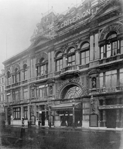 Le Restaurant et Théâtre Criterion, 1902 - English Photographer